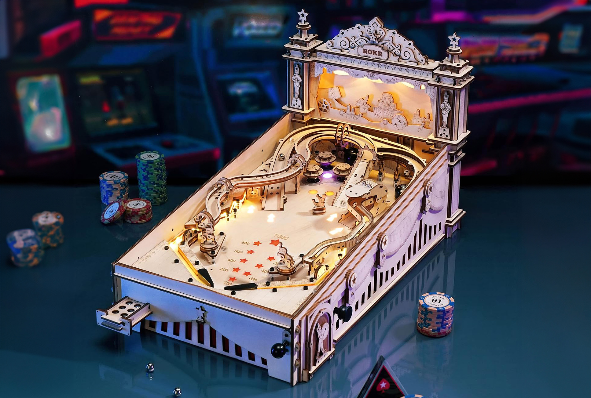 Miniature Pinball Machine